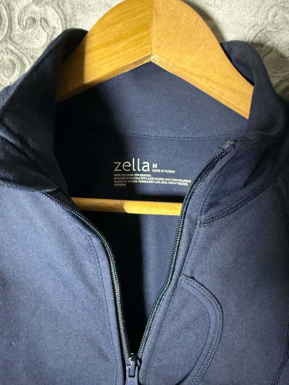 NWT Zella Women's Blue Moon Full-Zip Performance Athletic Jacket Size M - Picture 2 of 4